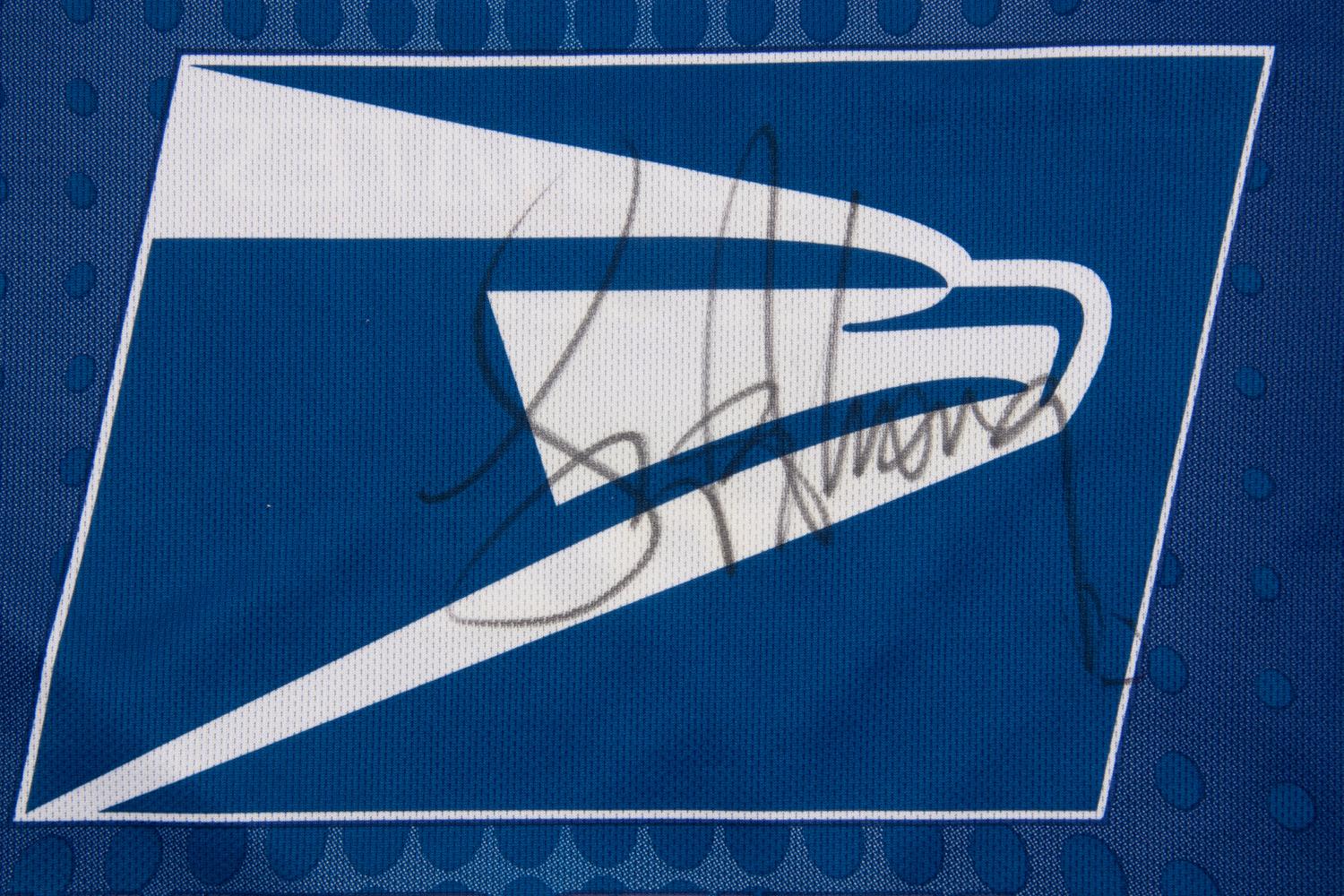 A Lance Armstrong Signed USPS Cycle Team Jersey,