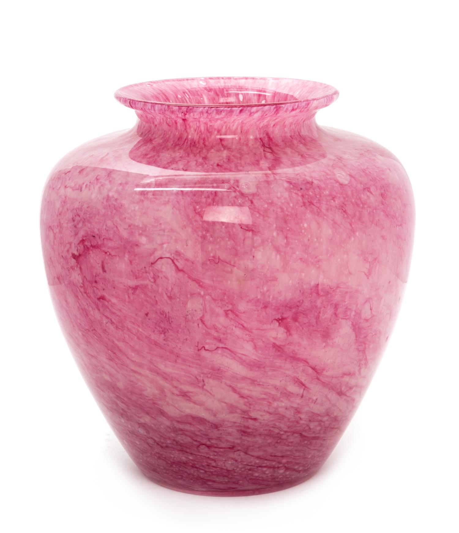 A Pink Cluthra Vase