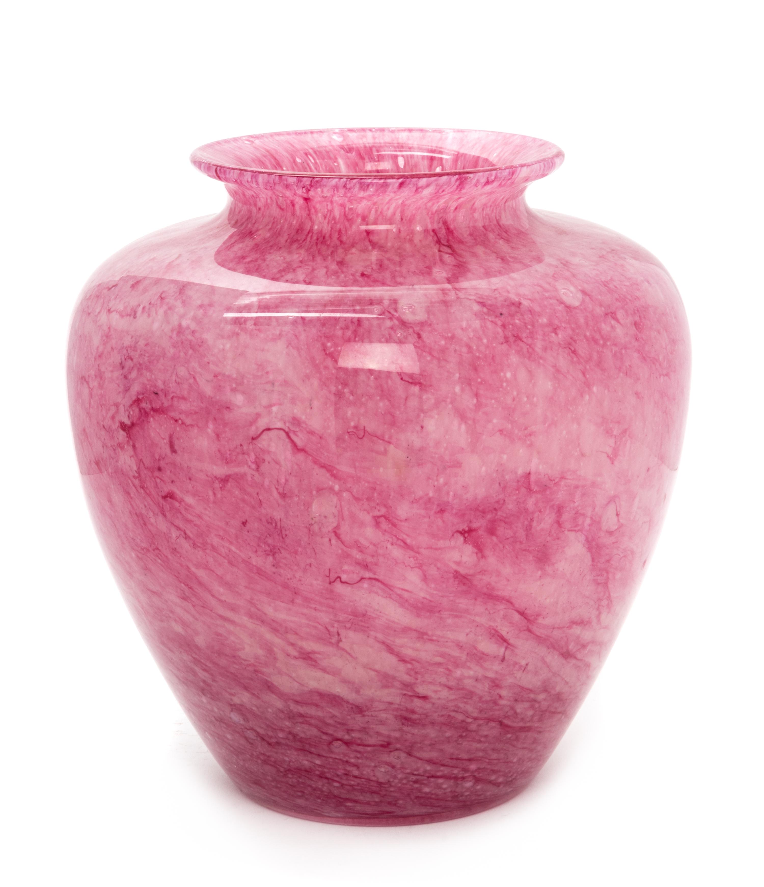 A Pink Cluthra Vase