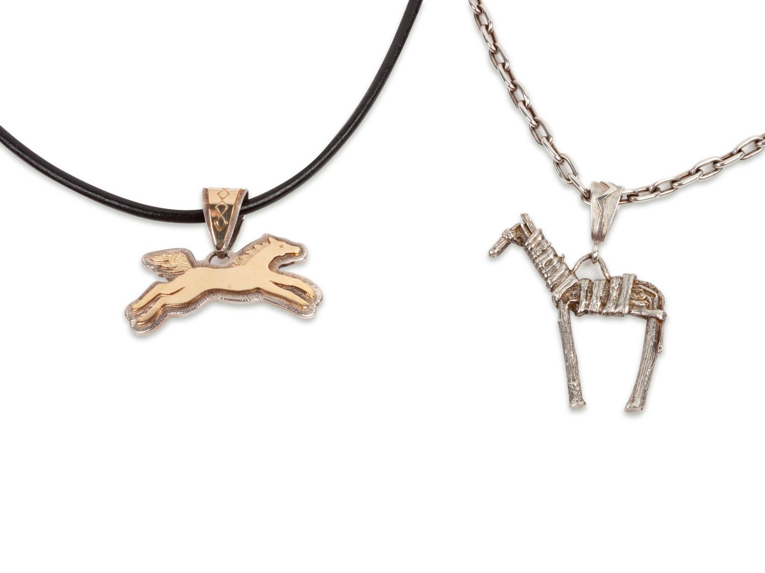 Silver Standing Twig Horse, PLUS