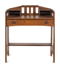 An Arts and Crafts Oak Writing Desk