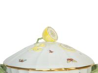 A Herend Porcelain Rothschild Covered Tureen and Underplate — 20th Century