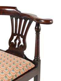 Two George III Corner Chairs