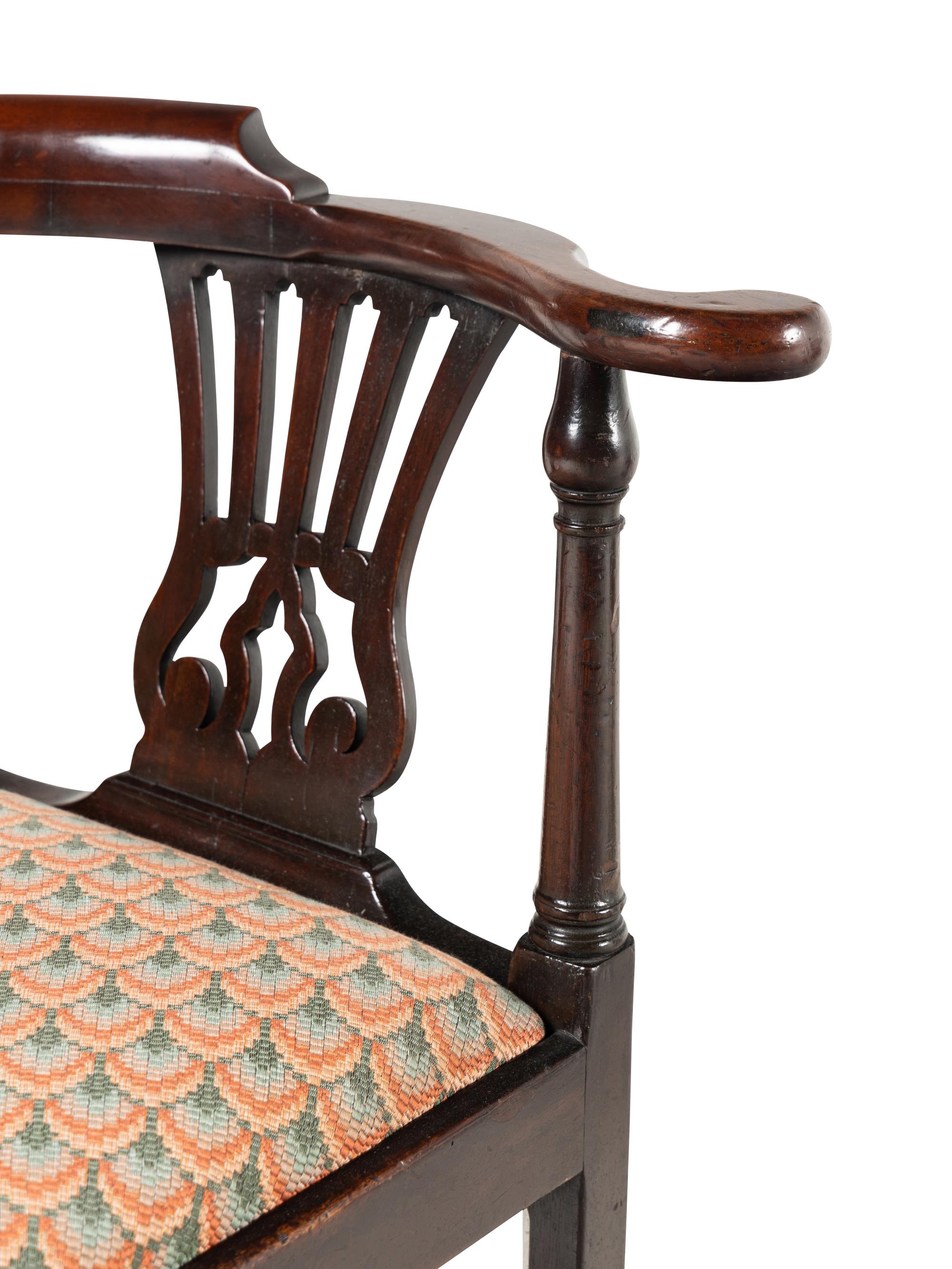 Two George III Corner Chairs
