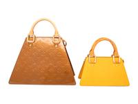 Louis Vuitton, Two Patent Empreinte Monogram Forsyth Bags