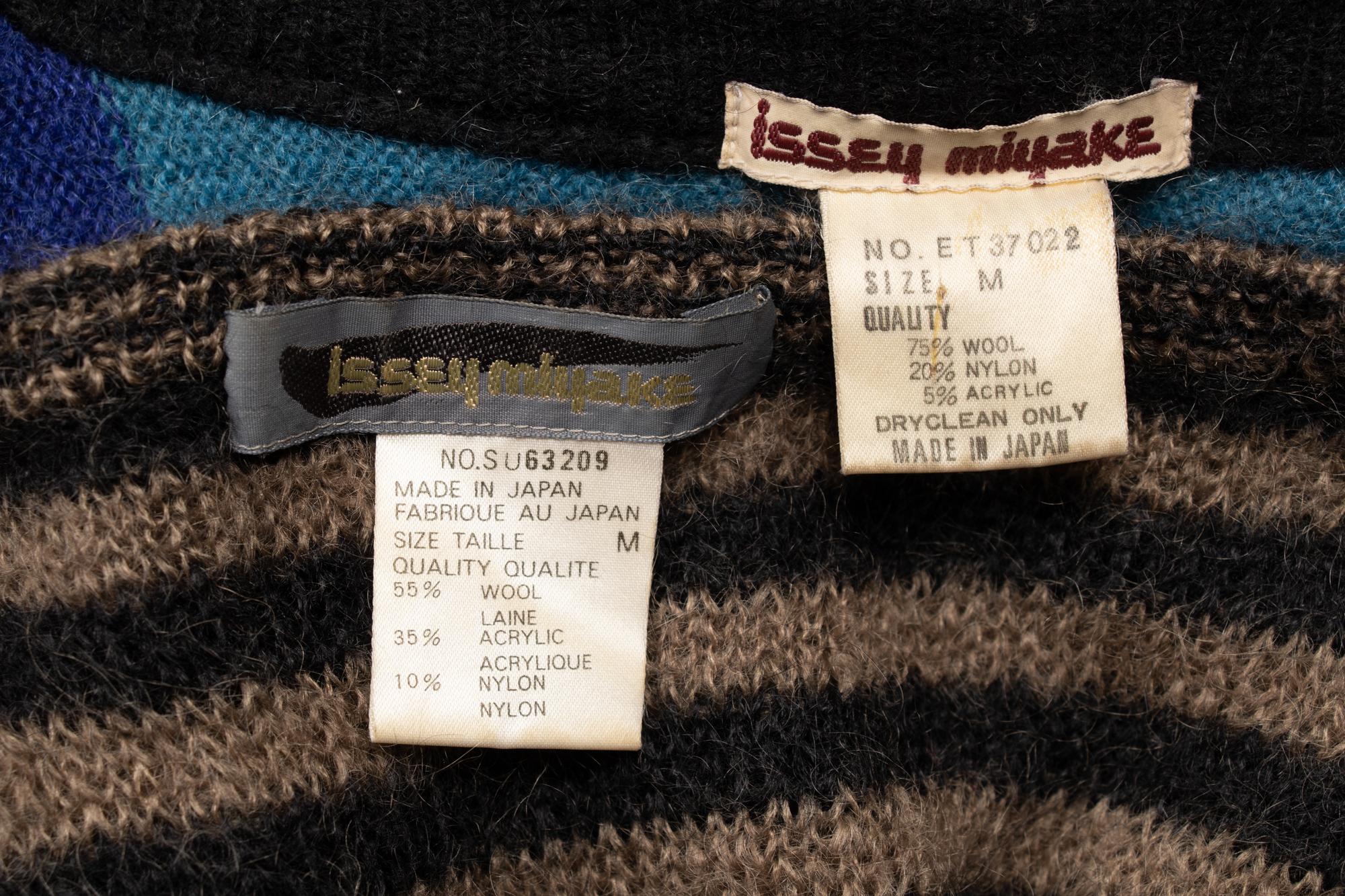 Two Issey Miyake Knit Tops, Early 1980s