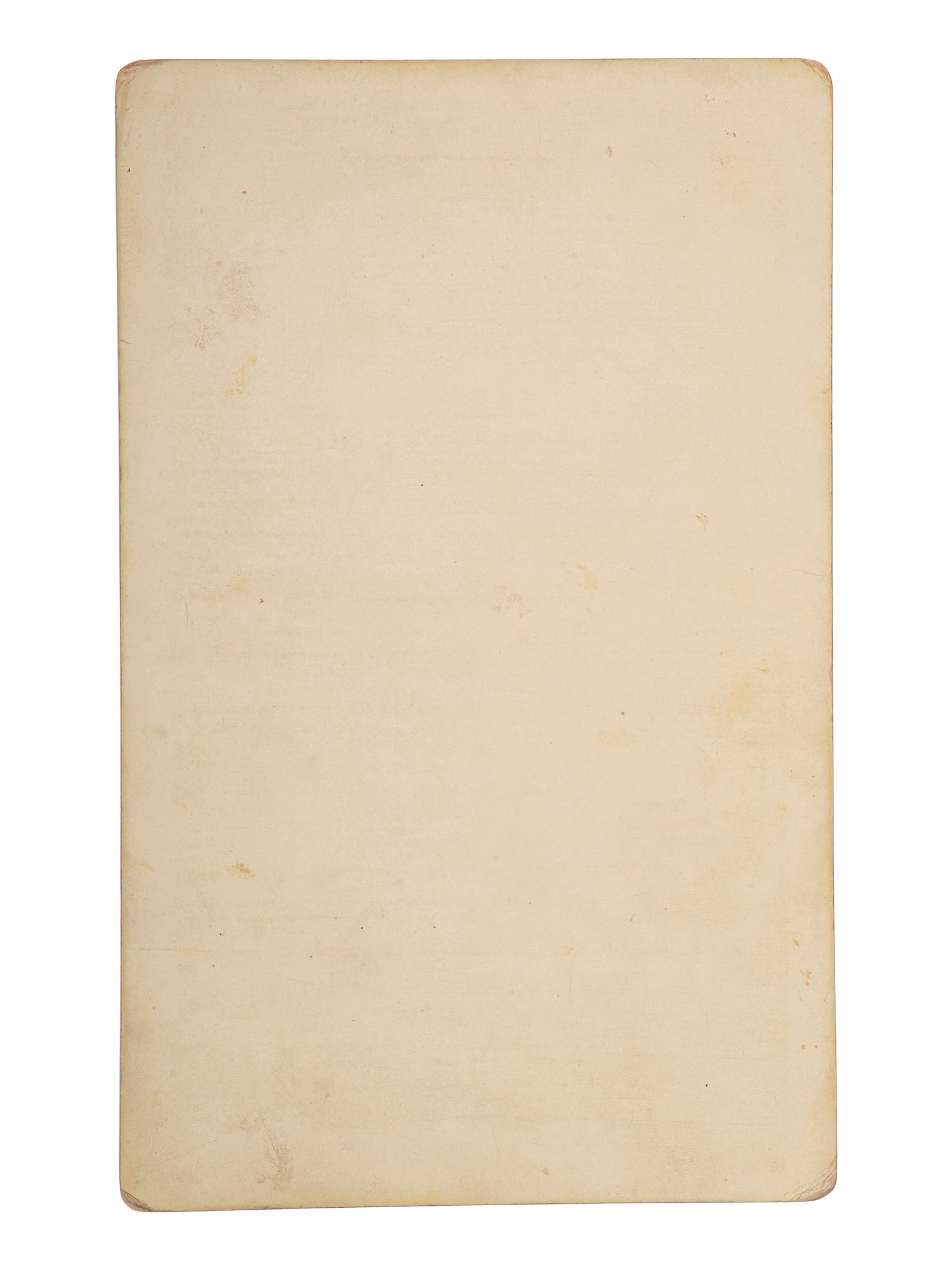 [WESTERN AMERICANA]. BUEHMAN, Henry (1851-1912), photographer. Boudoir photograph of Longfellow Mine Incline. Tucson, Arizona, n.d.
