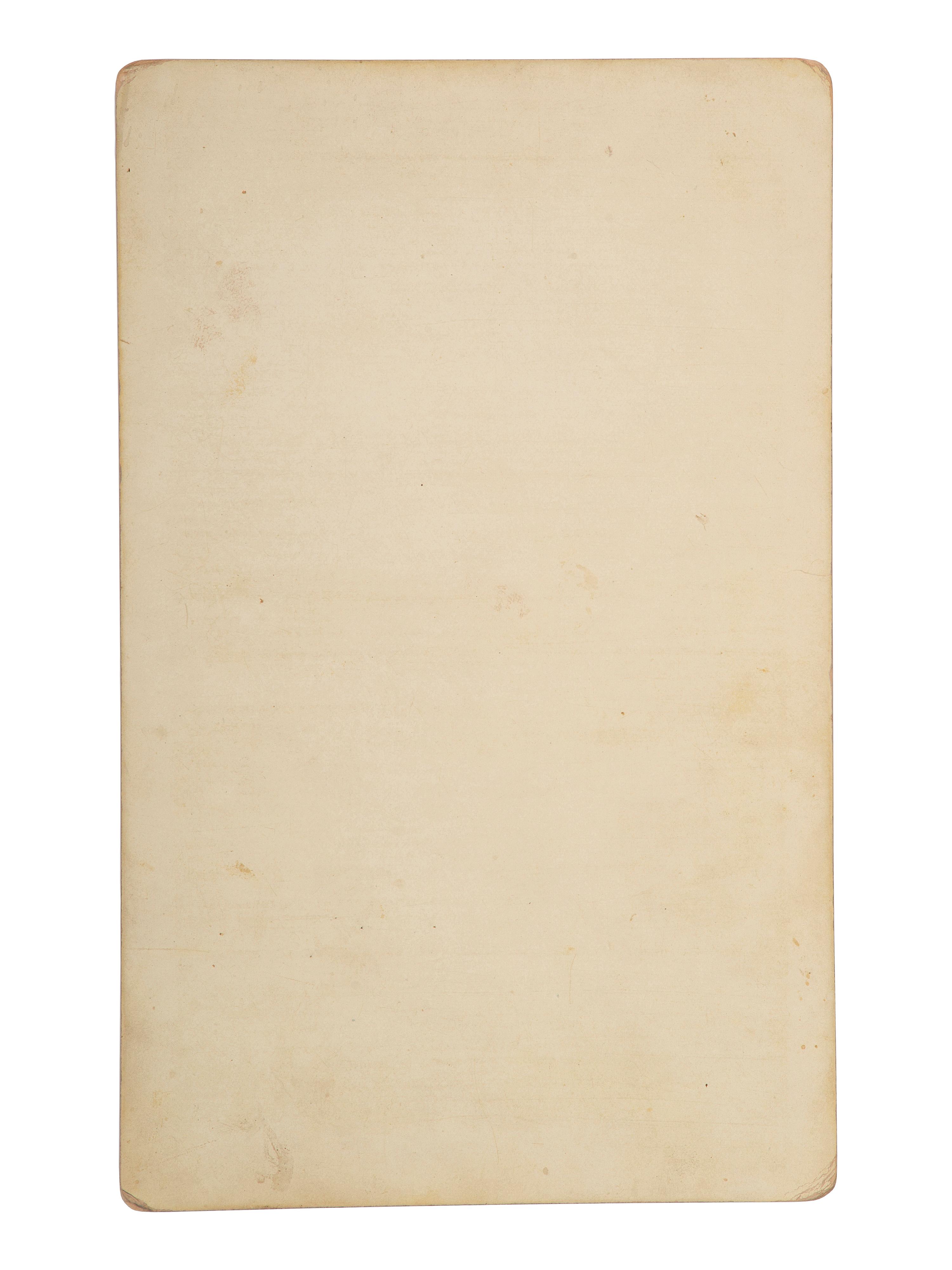[WESTERN AMERICANA]. BUEHMAN, Henry (1851-1912), photographer. Boudoir photograph of Longfellow Mine Incline. Tucson, Arizona, n.d.