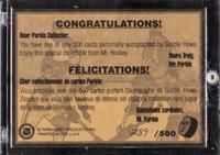The Ultimate Collection of Gordie Howe Signed Autograph Hockey Cards (32 Total)