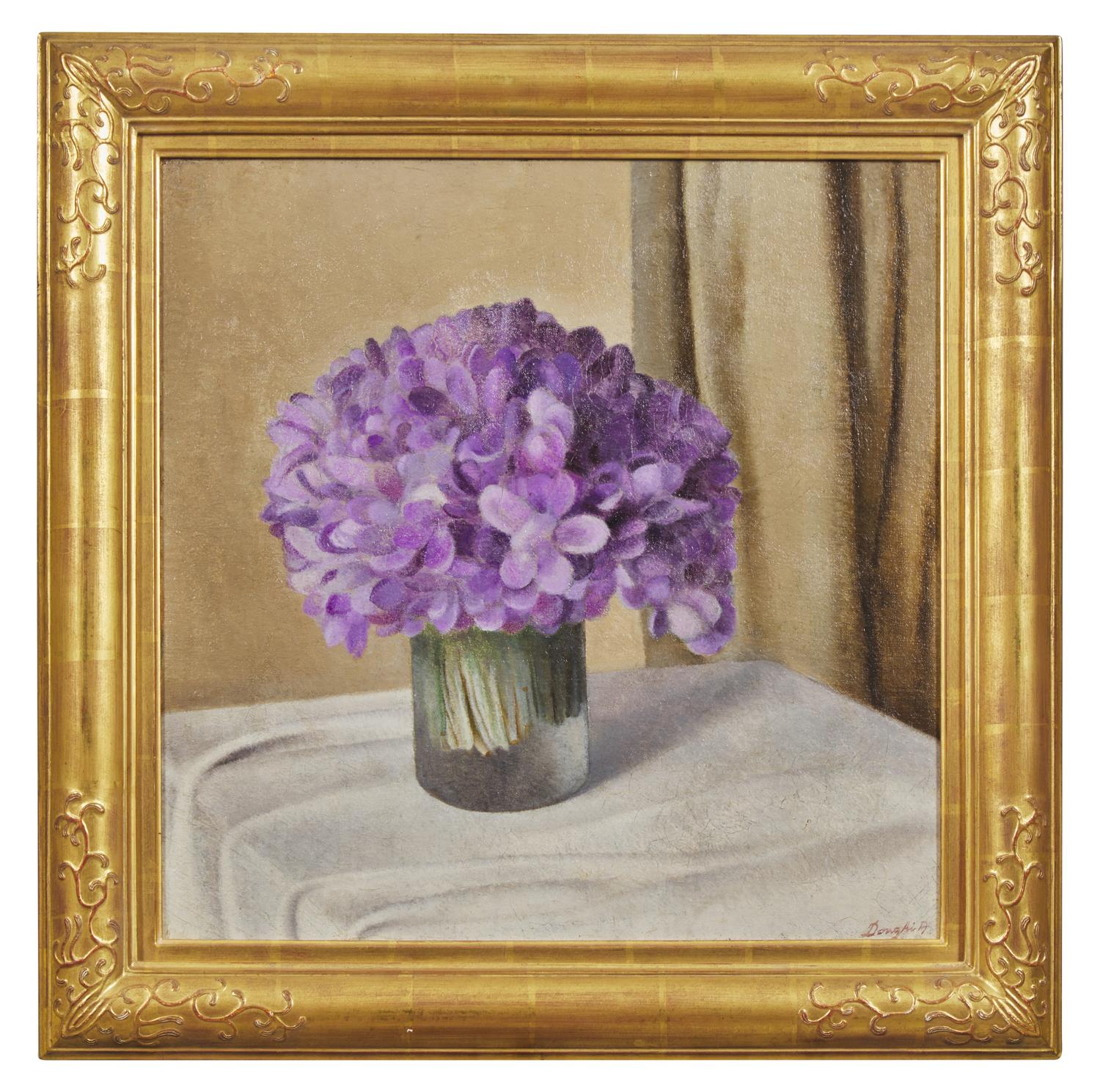 Viole nel Vaso (Violets in a Vase), circa 1923