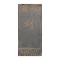 A Chinese Grey Pottery 'Vermilion Bird' Tomb Brick Fragment, Han Dynasty — 漢 模印朱雀紋陶磚