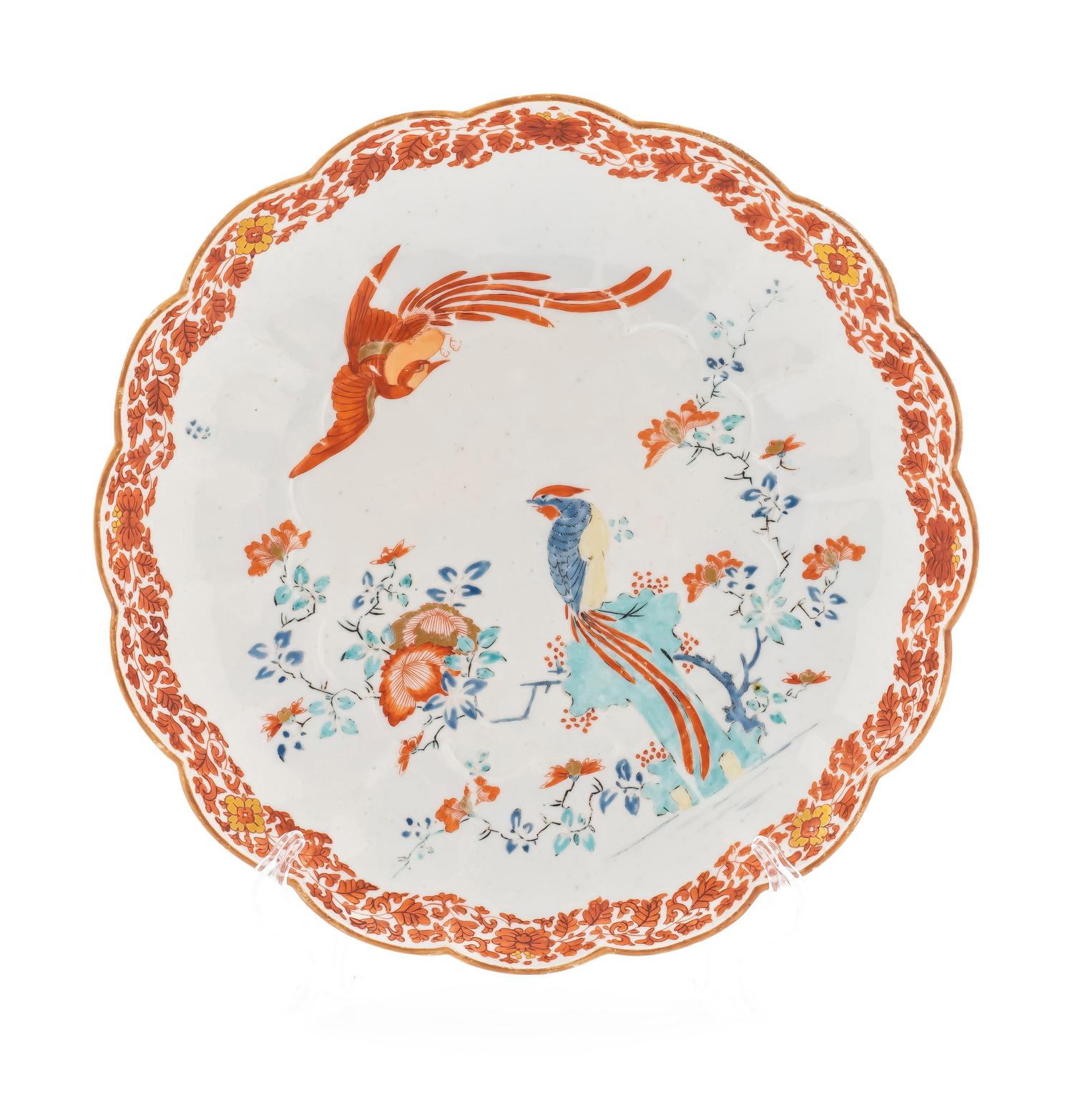 A Chelsea Porcelain Kakiemon Design Plate — C. 1760