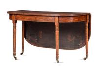 A Federal Mahogany Banquet Table