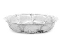 An American Silver Scalloped Bowl