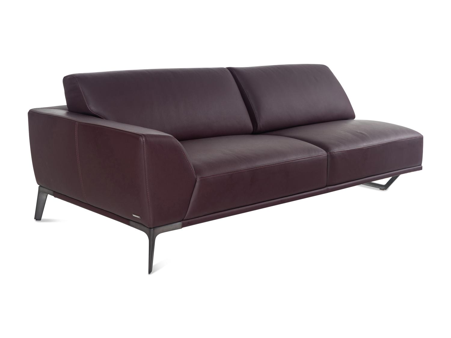 A Roche Bobois Leather-Upholstered Sectional Sofa