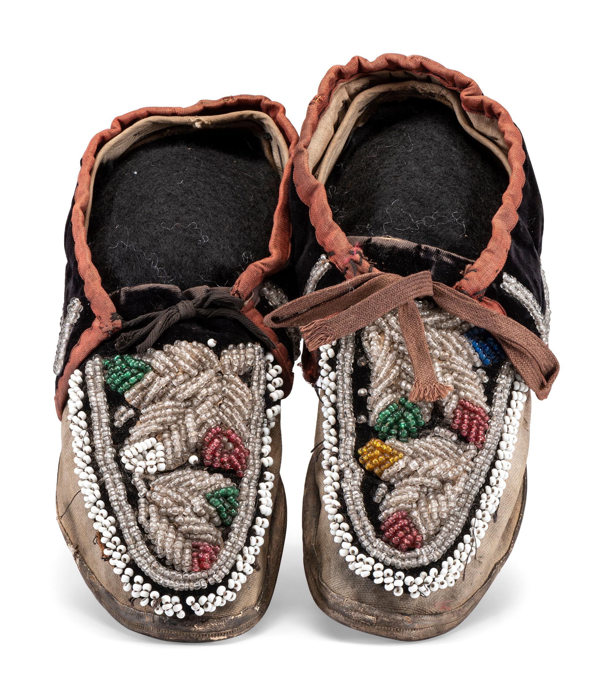 Haudenosaunee Beaded Moccasins