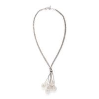 Yvel, Cultured Coin Pearl, Diamond, and White Gold Necklace