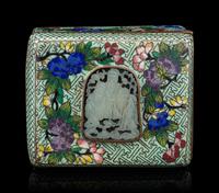 Seven Chinese and Japanese Cloisonne Articles