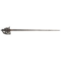 Scottish Brass Basket Hilted Broadsword