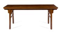 A Chinese Tielimu Scroll Table, Hua'an Height 32 x width 74 1/2 x depth 24 5/8 inches. — 18TH/19TH CENTURY