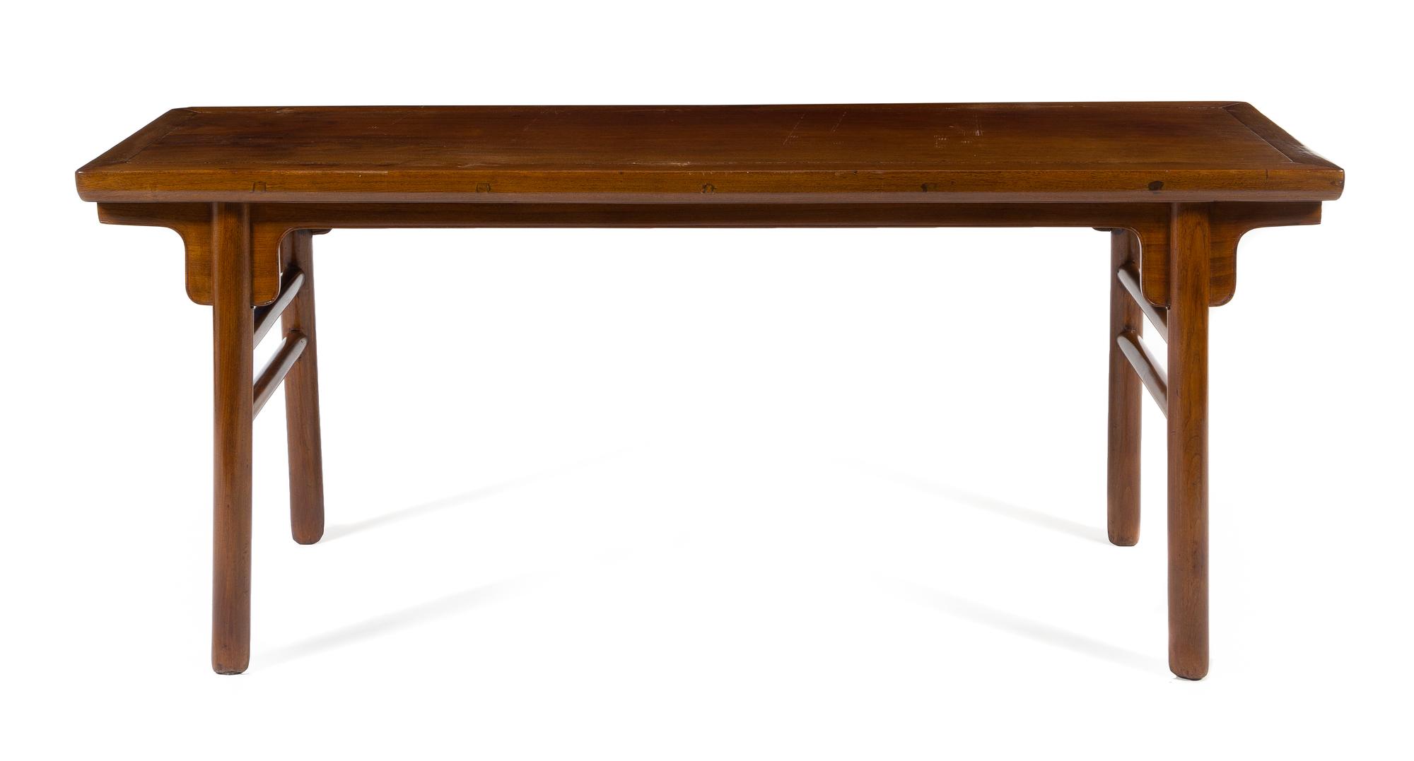 A Chinese Tielimu Scroll Table, Hua'an Height 32 x width 74 1/2 x depth 24 5/8 inches. — 18TH/19TH CENTURY
