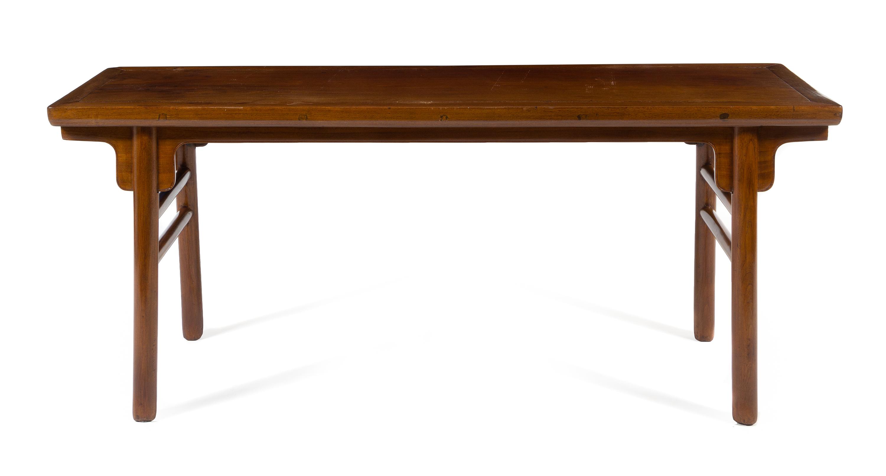 A Chinese Tielimu Scroll Table, Hua'an Height 32 x width 74 1/2 x depth 24 5/8 inches. — 18TH/19TH CENTURY
