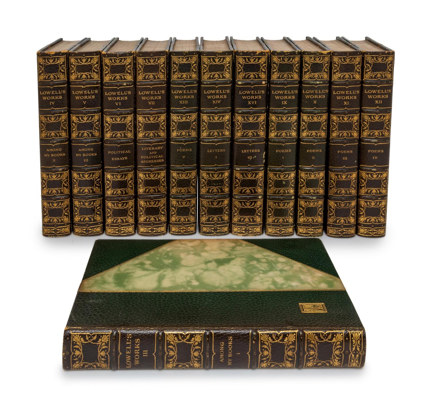 LOWELL, James Russell (1819-1891). Works . Cambridge, MA: Riverside Press, 1904. (ETA 43)