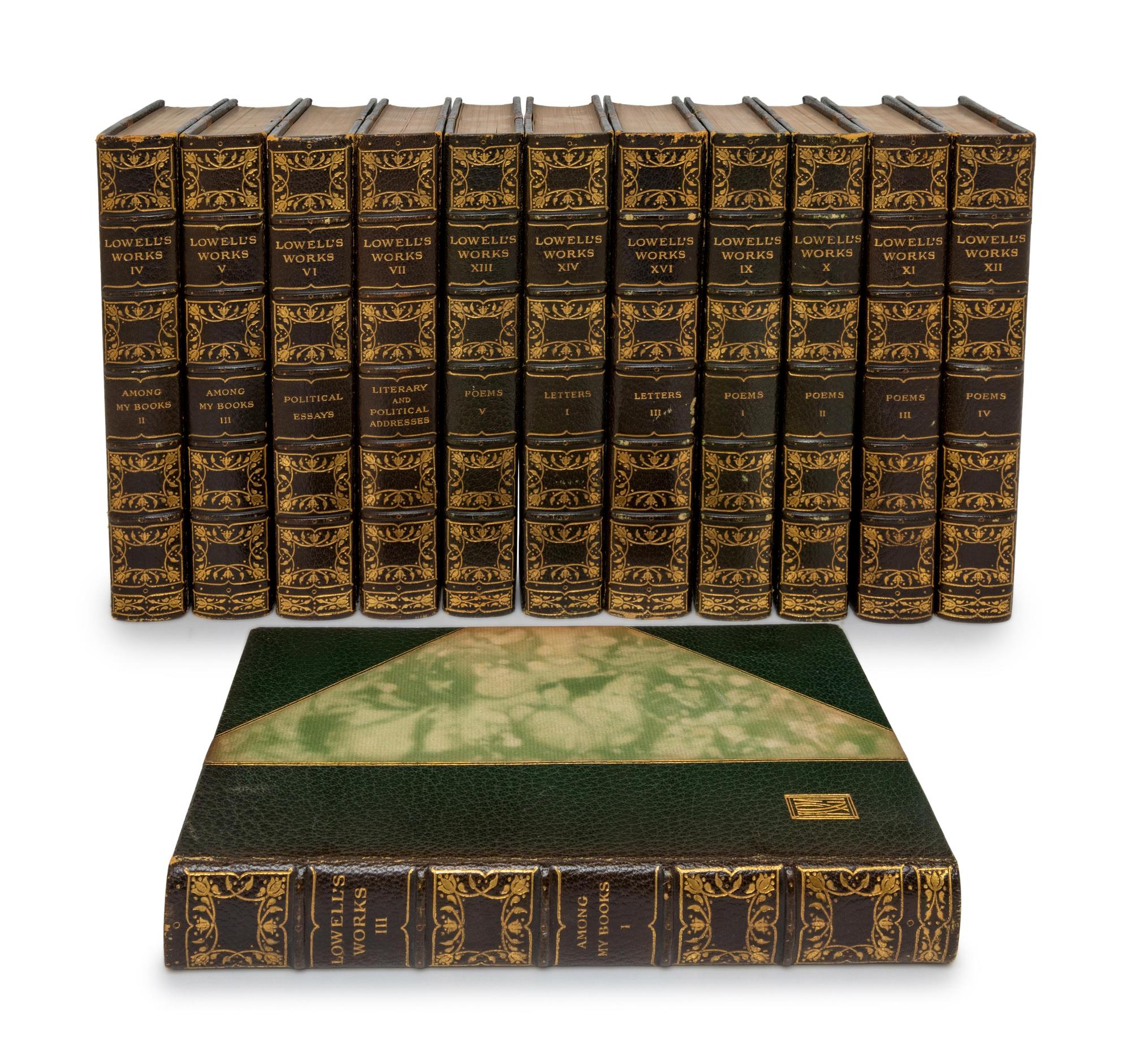LOWELL, James Russell (1819-1891). Works . Cambridge, MA: Riverside Press, 1904. (ETA 43)