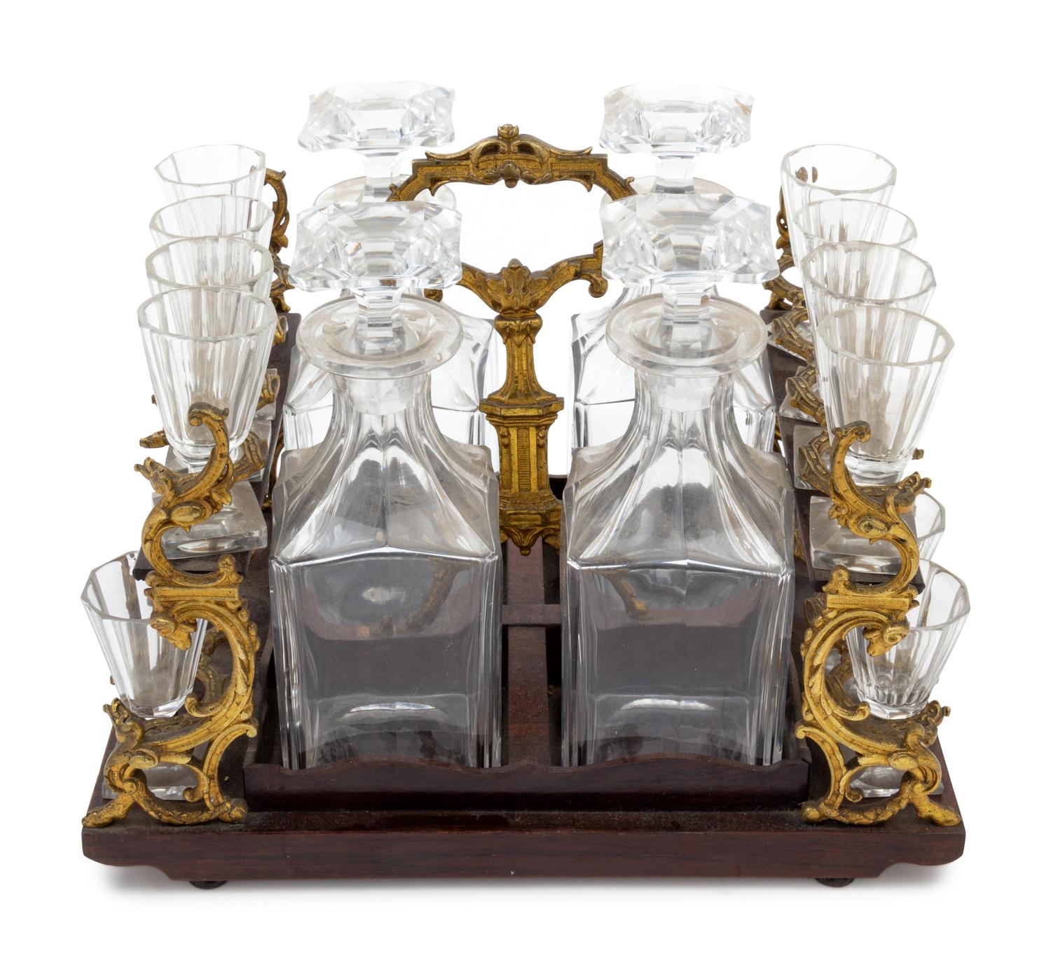 A Gilt Bronze Liquor Set