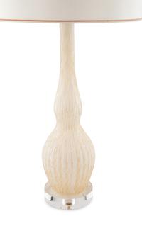 An Italian Glass Table Lamp
