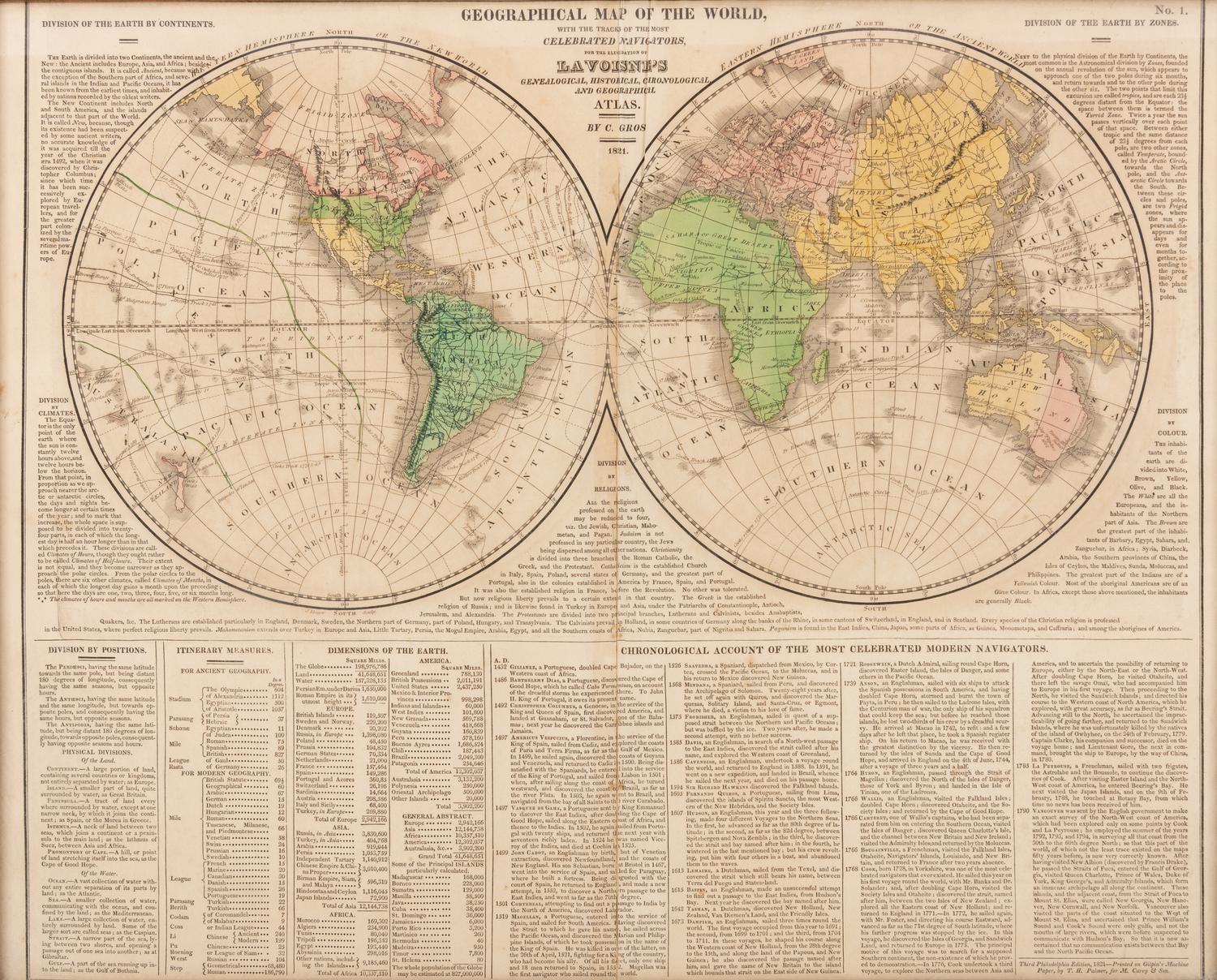Geographical Map of The World