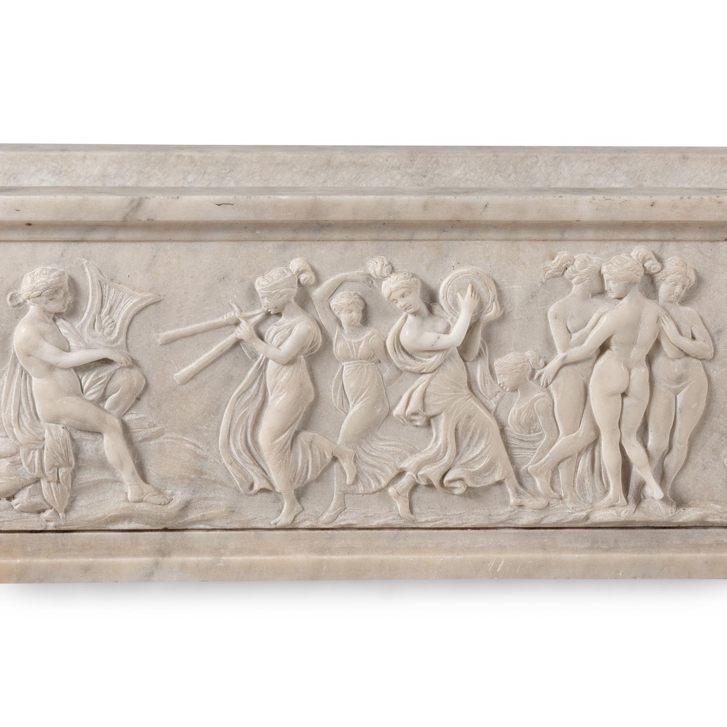 An Italian Renaissance Style White Marble Jardinière