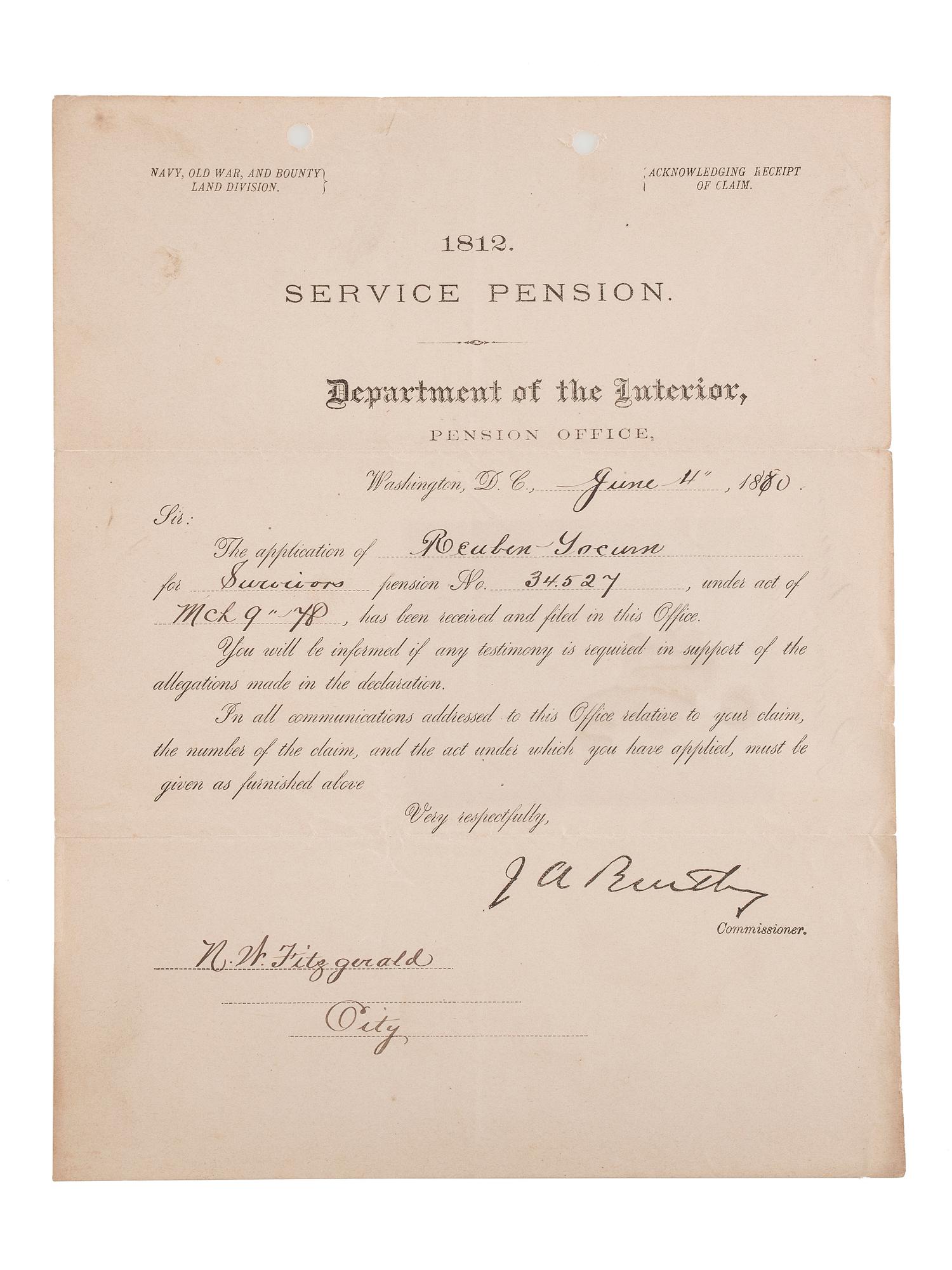 [SLAVERY & ABOLITION] -- [COCKRAN, Francis S. (1814-1886)]. Archive of letters to Maryland abolitionist and Underground Railroad supporter, comprising: