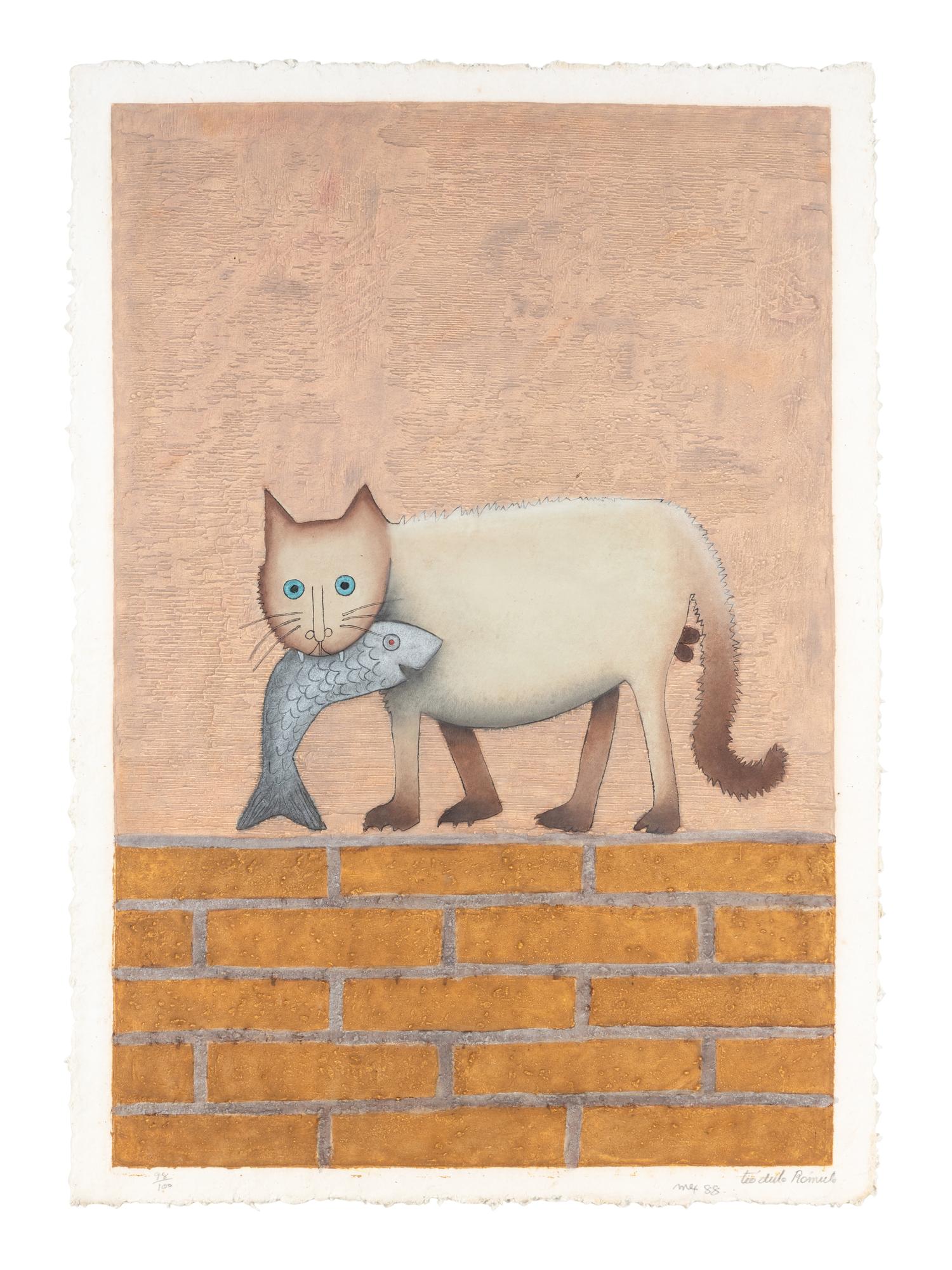 Gato con Pescado , 1988