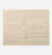 [Declaration of Independence] [New York] Lewis, Francis Manuscript Document, signed