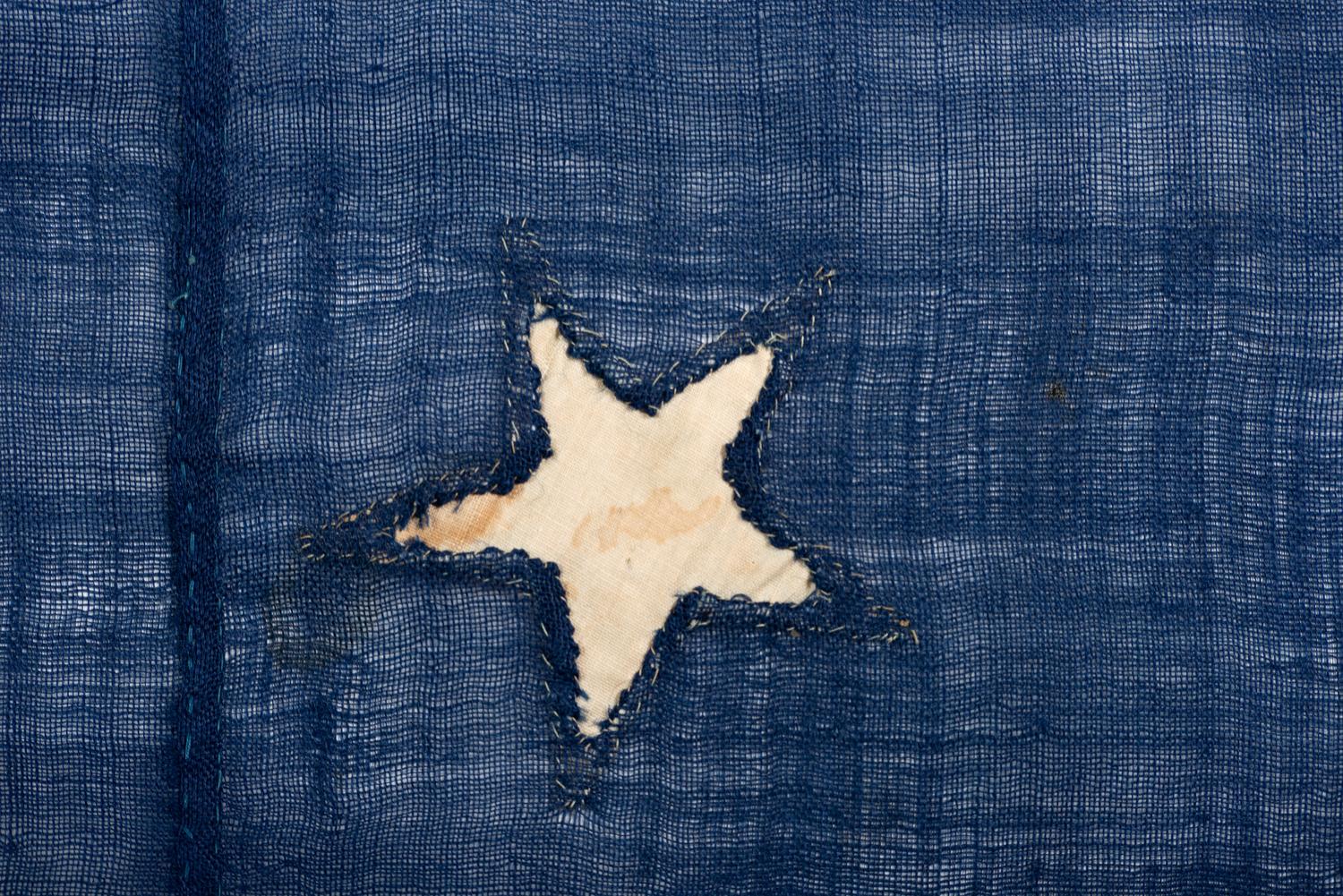 [FLAGS] -- [CIVIL WAR]. 34-star American flag. Ca 1861-1863.