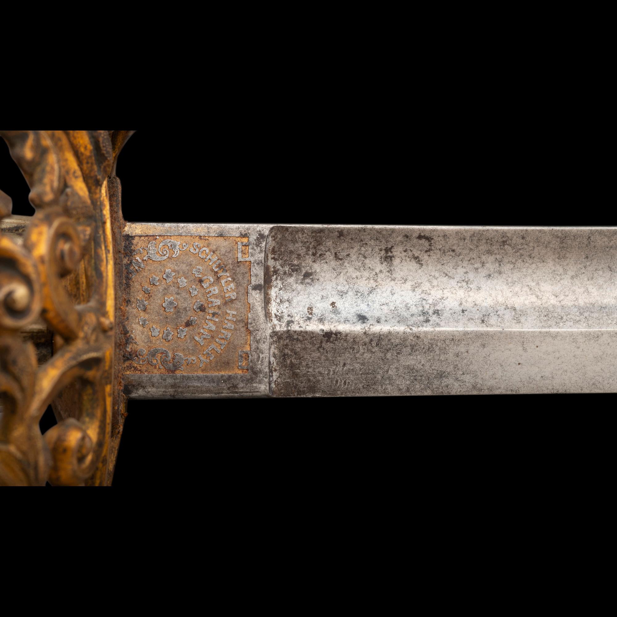Silver Gripped Schuyler, Hartley & Graham Presentation Sword of Lt. James March - 32nd Mass Infantry