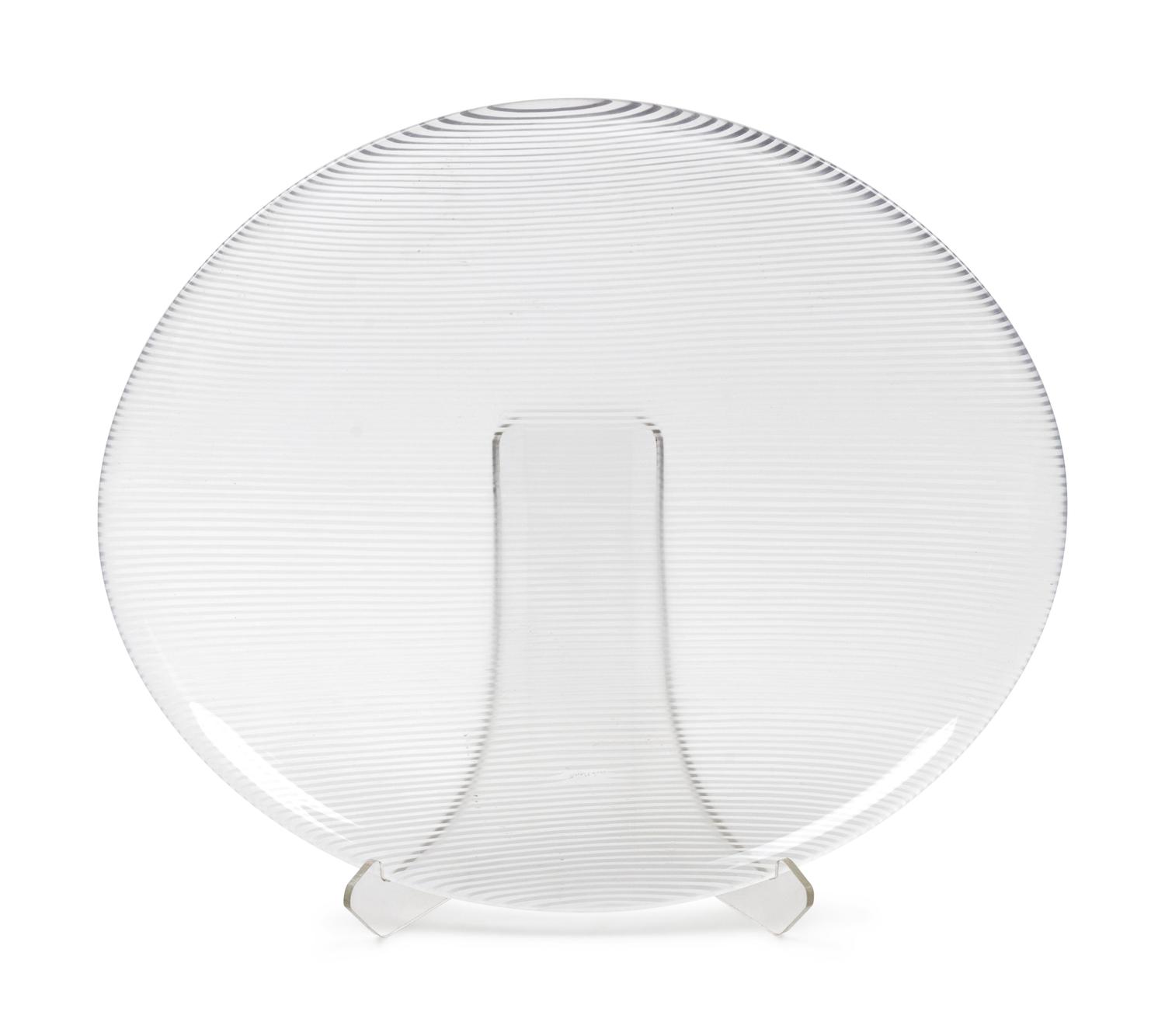 A Carlo Moretti Glass Charger