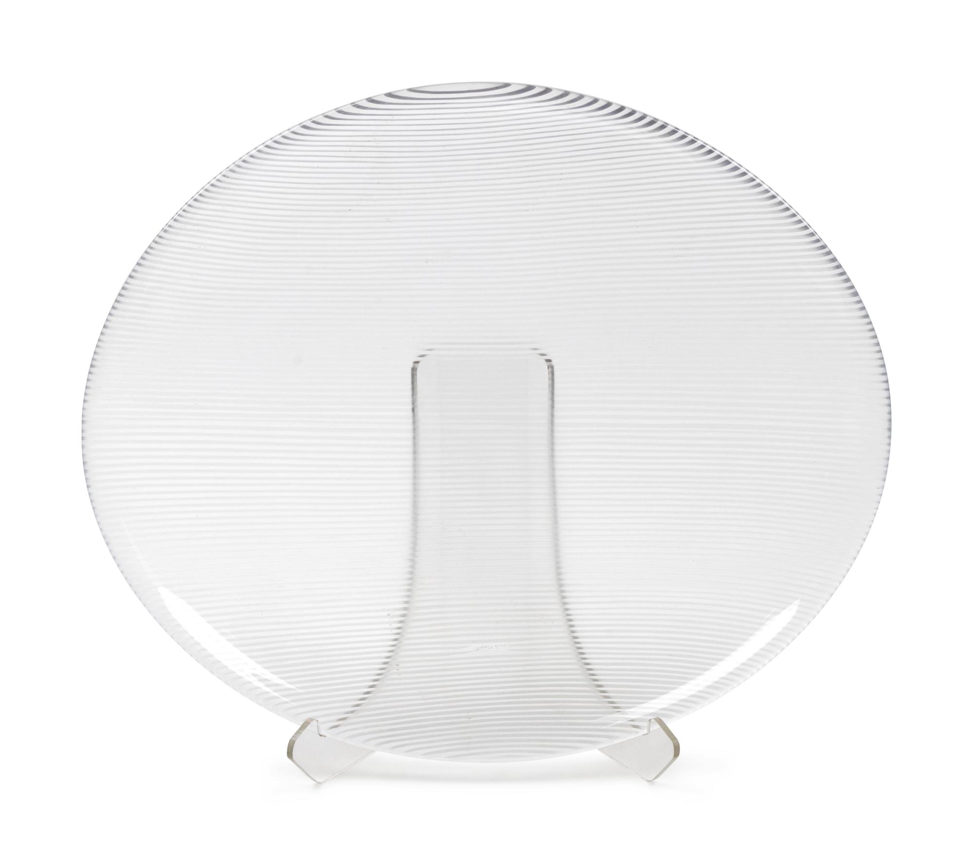A Carlo Moretti Glass Charger