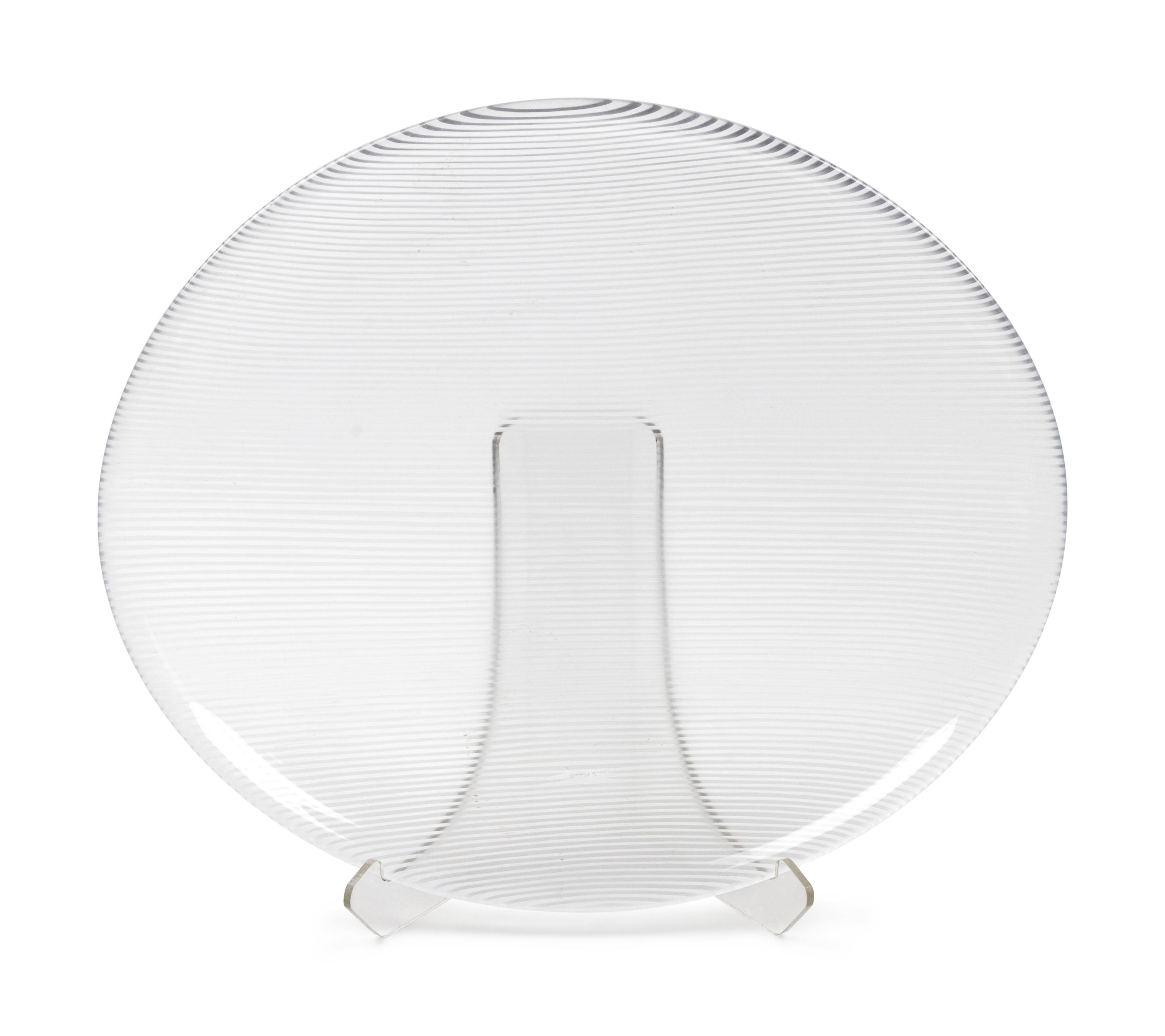 A Carlo Moretti Glass Charger