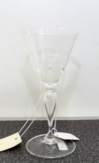 A Venetian Glass Wine Goblet Height 7 1/4 inches. — 19TH CENTURY