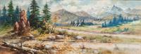 Pike's Peak with Indian Camp