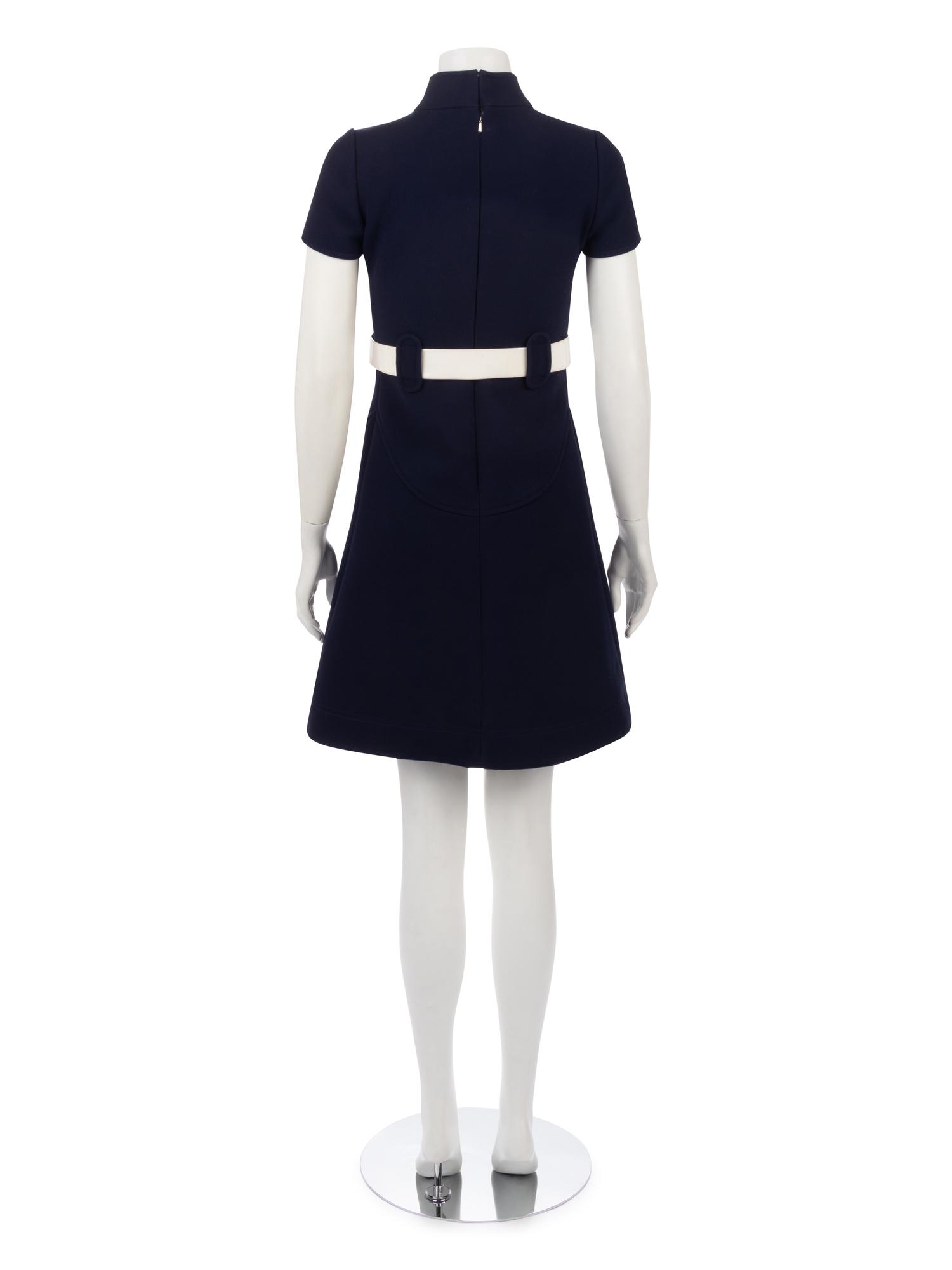 André Courrèges Belted Day Dress, 1960s