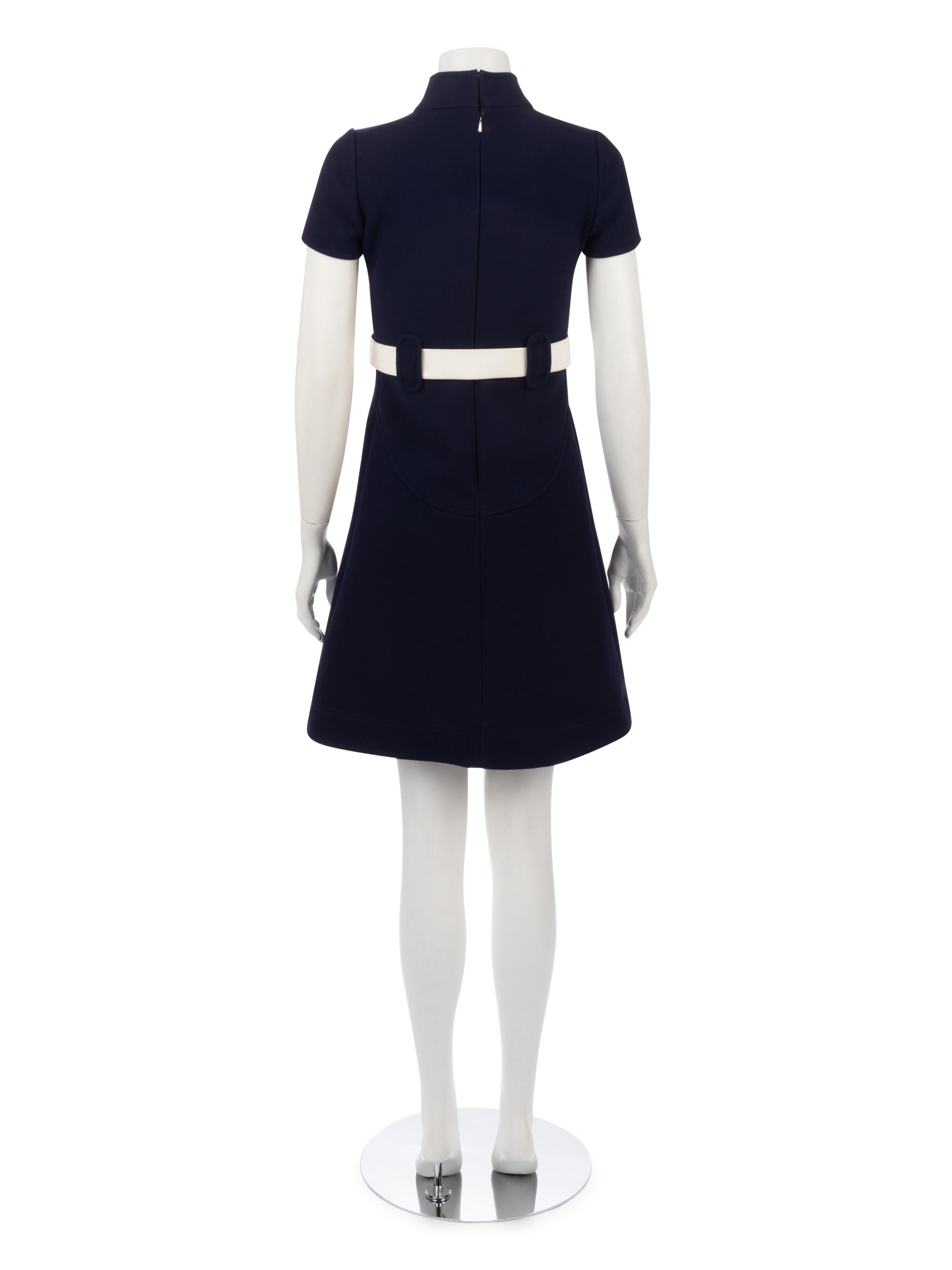 André Courrèges Belted Day Dress, 1960s