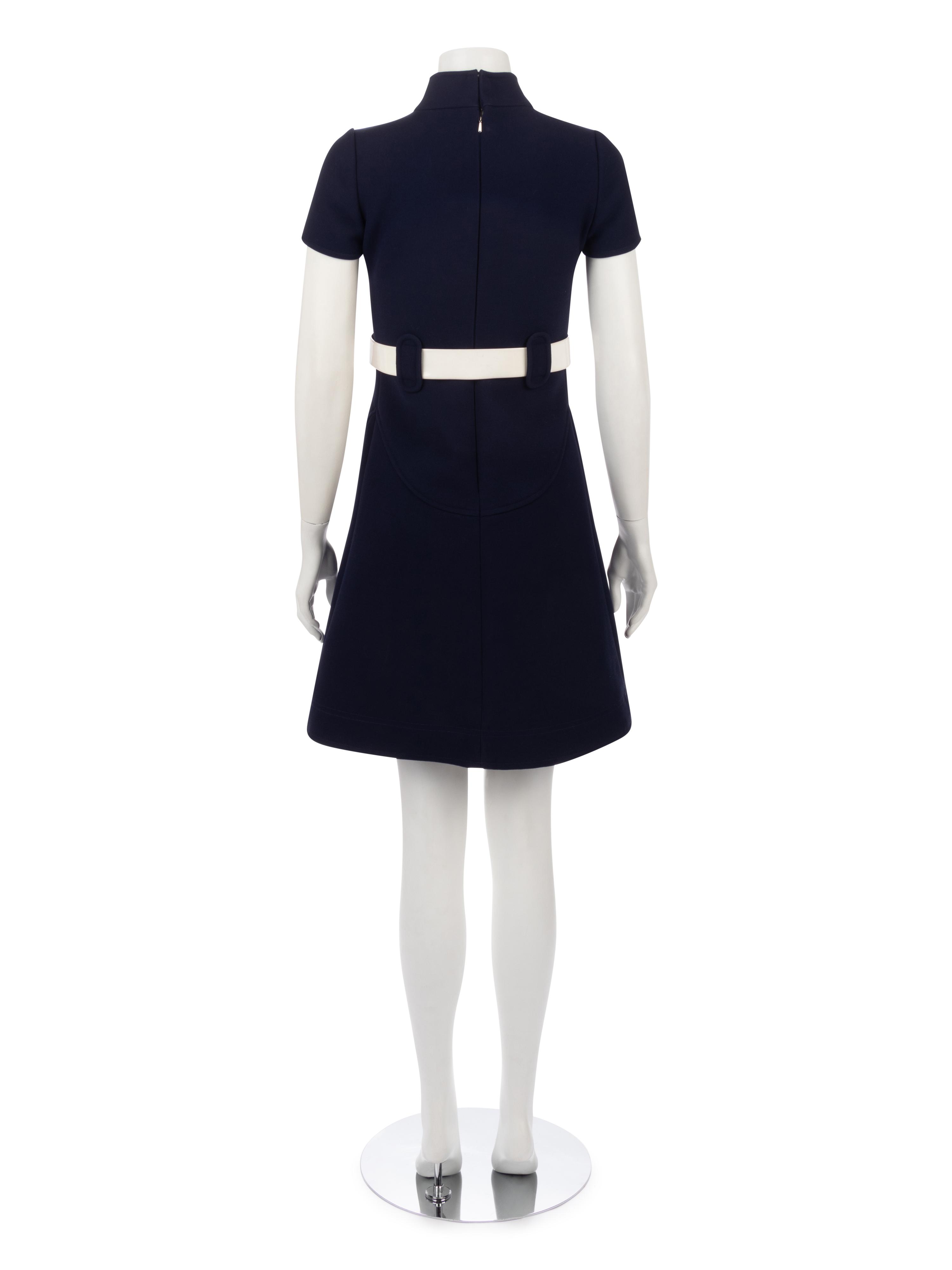 André Courrèges Belted Day Dress, 1960s