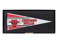 A Phil Jackson Signed Chicago Bulls Pennant,