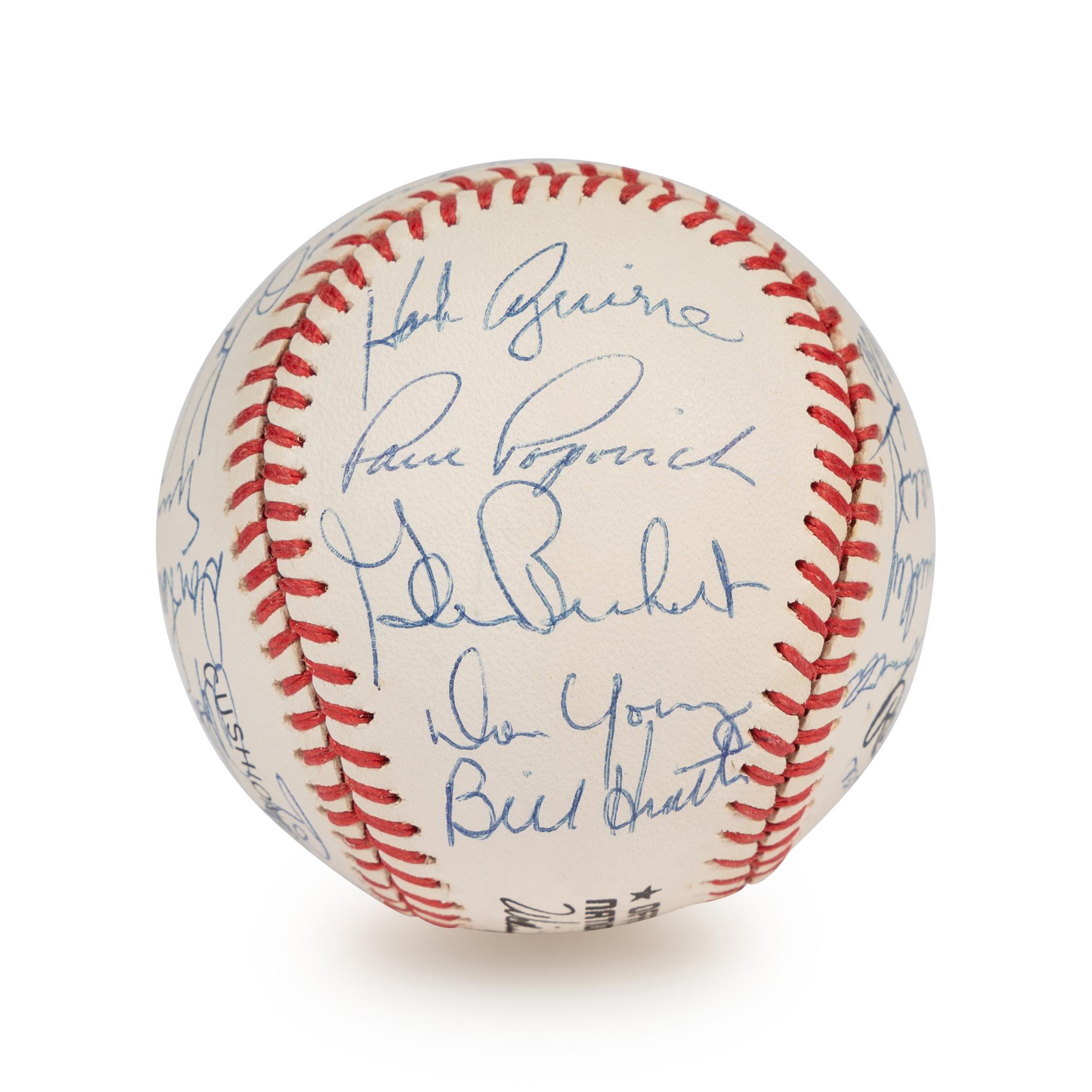 A 1969 Chicago Cubs Team Signed Autograph Baseball (Beckett Authentication Services Letter),