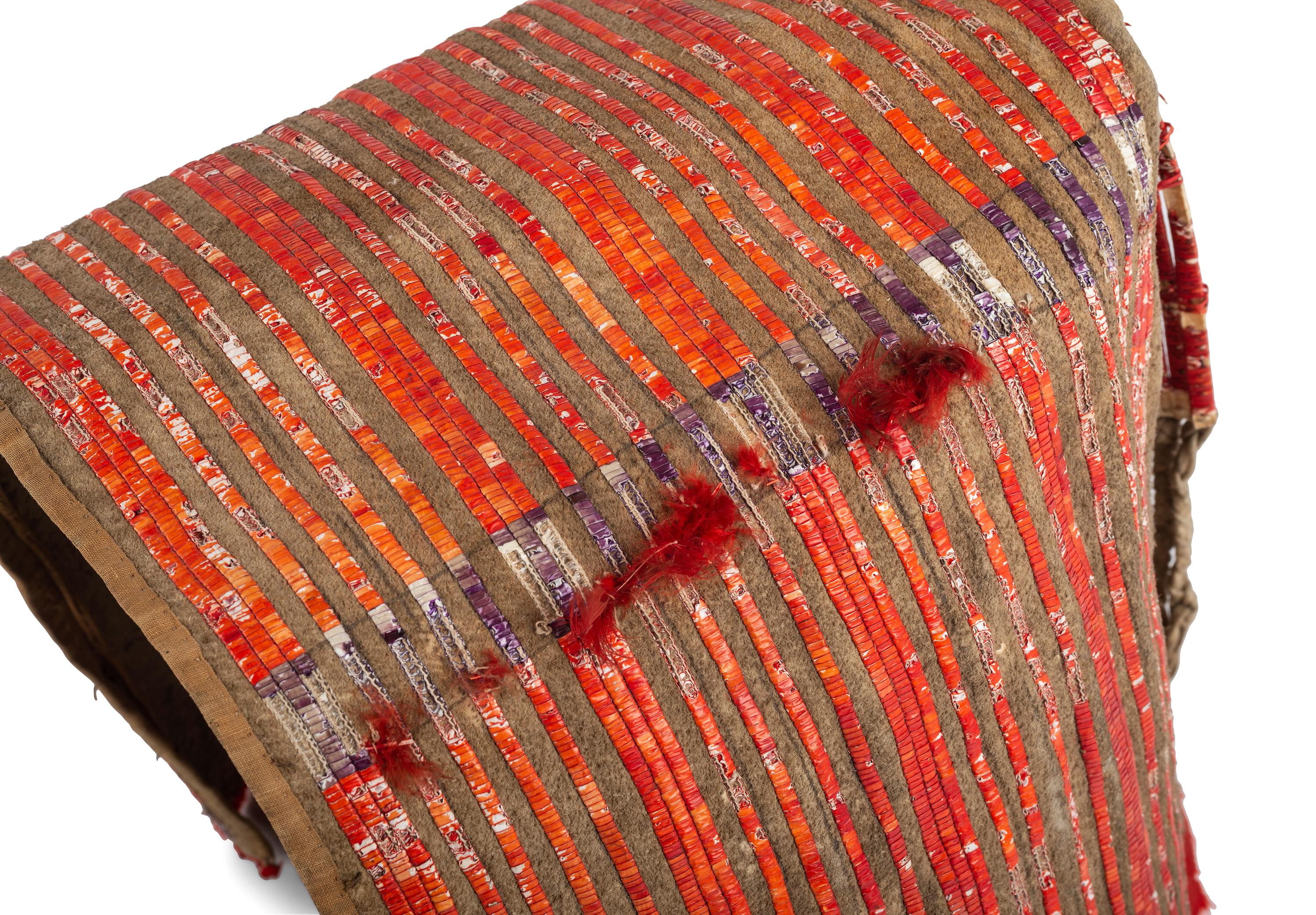 Sioux Quilled Hide Cradle Hood
