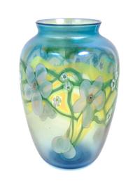 Orient & Flume, CHICO, CA, 1985, a glass vase