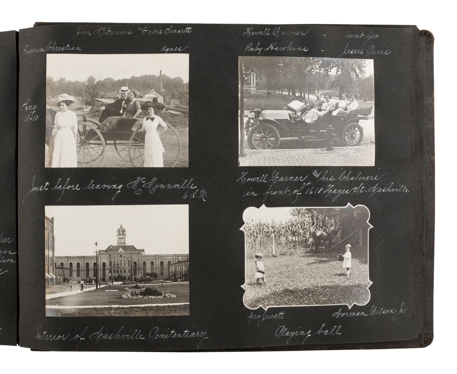 [PHOTO.] Album feat. images of Hudson Fulton Celebration, plains, auto races, and Black subjects.